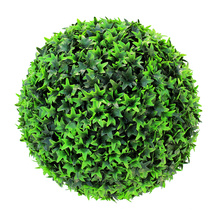 Wholesale natural look cheap artificial boxwood topiary ball
